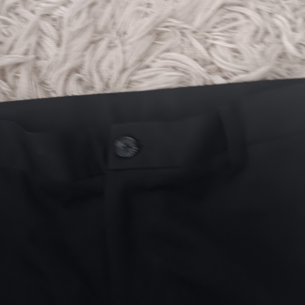 Izod Mens Black Pants  Straight Fit 30 X 30 - Picture 3 of 6